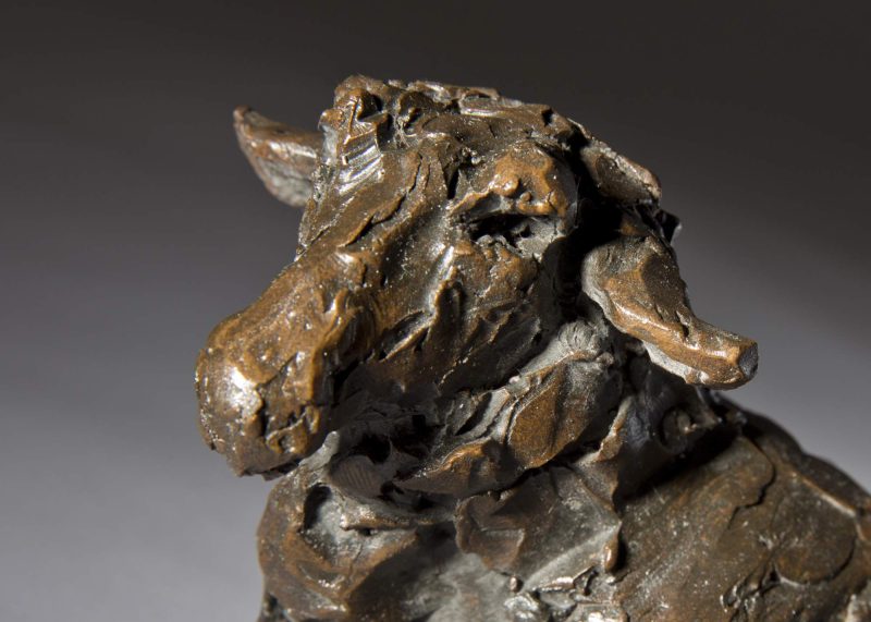Sculpture - Bronze - Wildlife - Lying Sheep 1