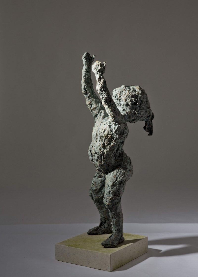 Sculpture - Bronze - Outdoor - Garden Standing Child 1b