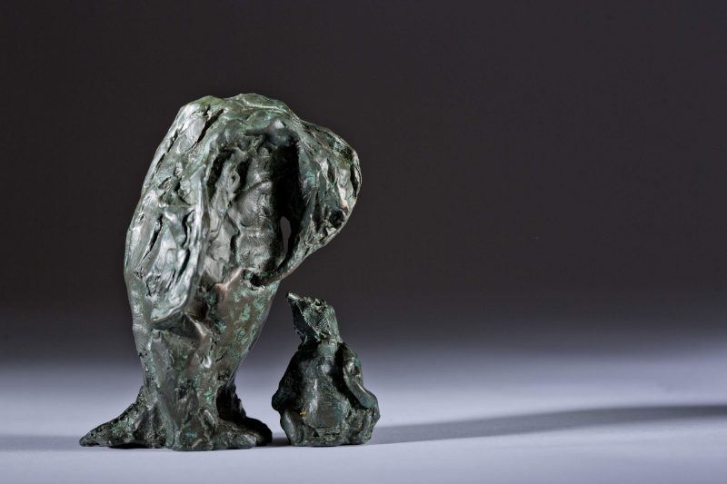 Sculpture - Bronze - Wildlife - Mother and Child Penguin 3