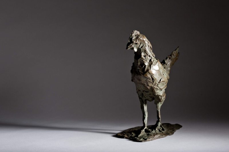 Sculpture - Bronze - Wildlife - Standing Cockerel 2