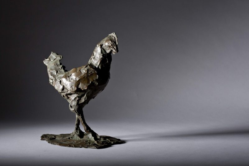 Sculpture - Bronze - Wildlife - Standing Cockerel 7