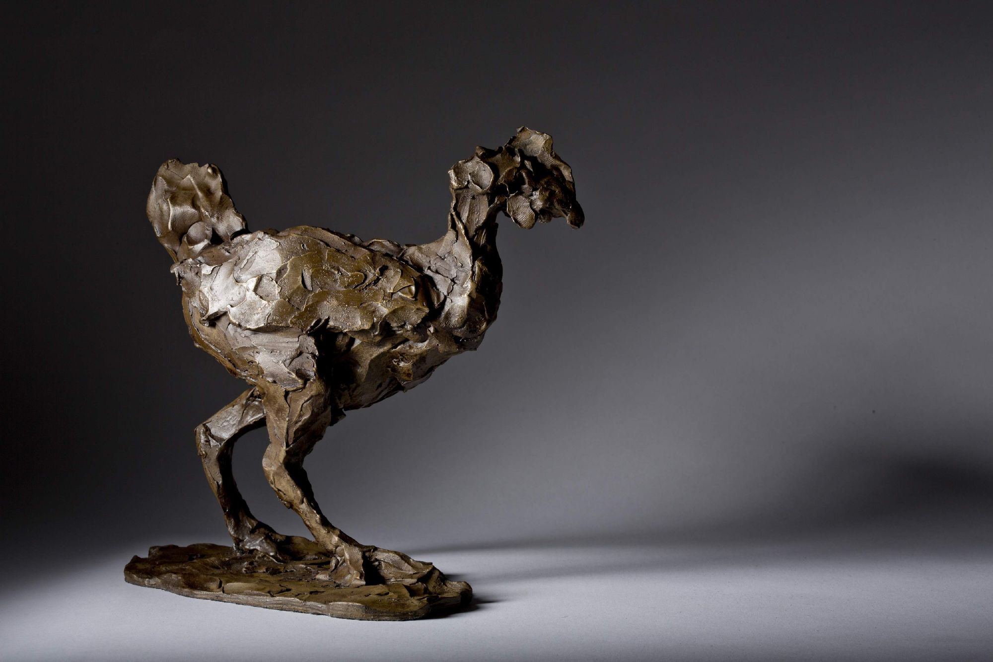 Sculpture - Bronze - Wildlife - Standing Hen 1a
