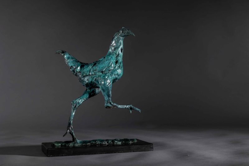 Sculpture - Bronze - Indoor - Wildlife - Fighting Cockerel